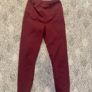 Yogalicious Legging, S, Red/Burgundy